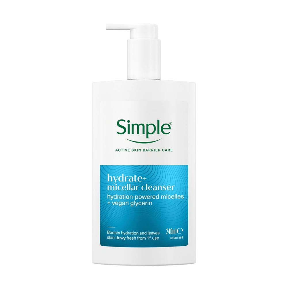 Міцелярний засіб для вмивання Simple Active Skin Barrier Care, 240 мл