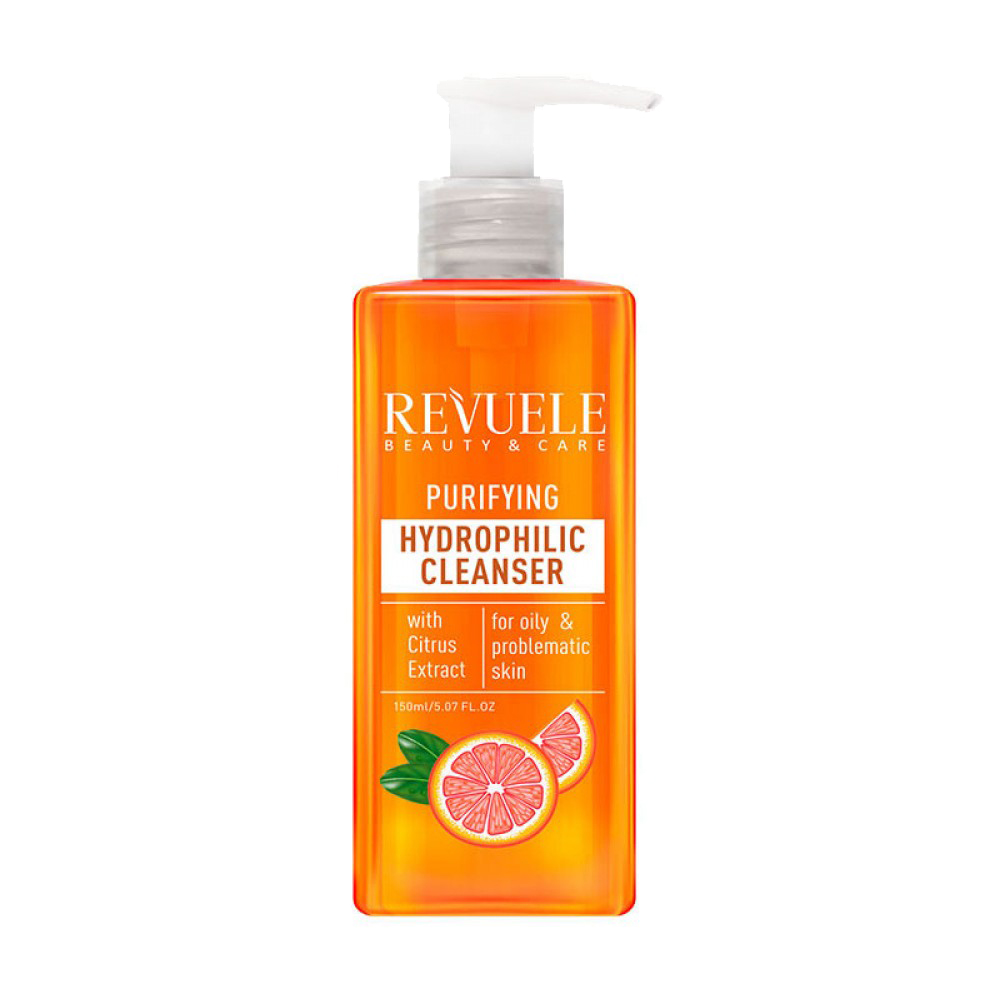 Очищувальний гідрофільний засіб для вмивання Revuele Purifying Hydrophilic Cleanser з екстрактом цитрусових, 150 мл